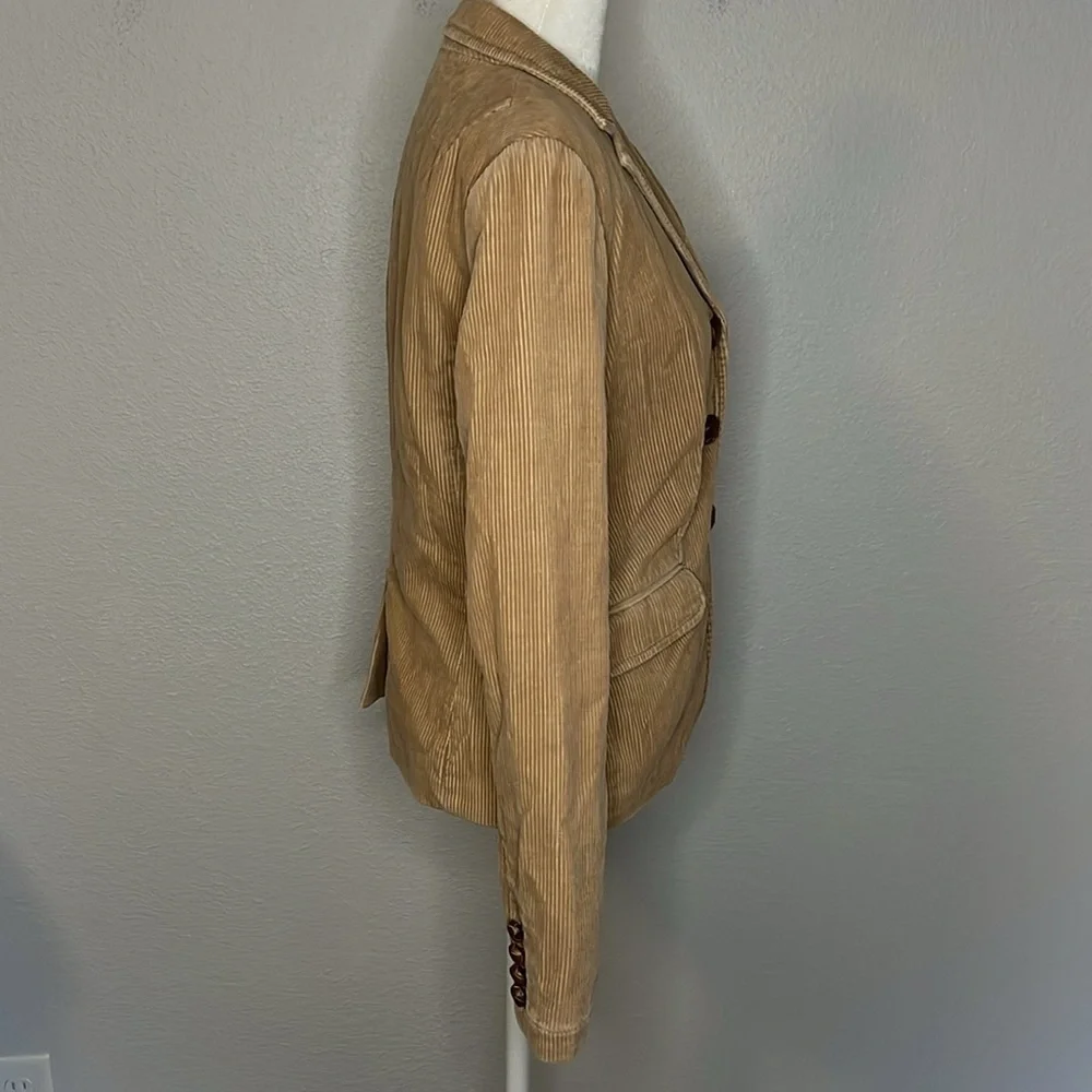 JCrew Vintage Corduroy Blazer Tan Size Small
